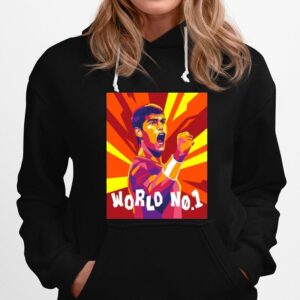 Pop Art Carlos Alcaraz World No 1 Us Open 2022 Champions Hoodie