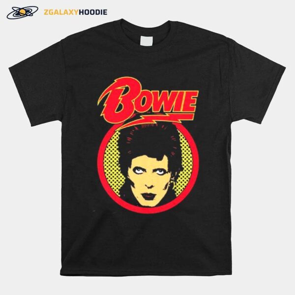 Pop Art Portrait David Bowie T-Shirt