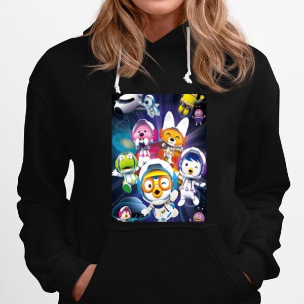 Pororo Space Travel Pororo And Friends Hoodie