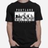 Portland Skyline Oregon Pride Vintage T-Shirt