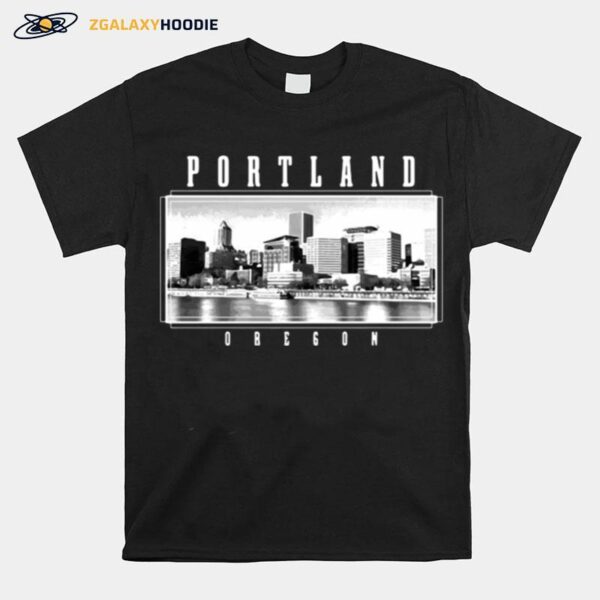 Portland Skyline Oregon Pride Vintage T-Shirt