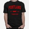 Portland Tennessee Tn Est 1905 Vintage Sports T-Shirt