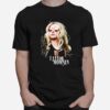 Portrait Design Taylor Michel The Pretty Reckless Light Me Up T-Shirt