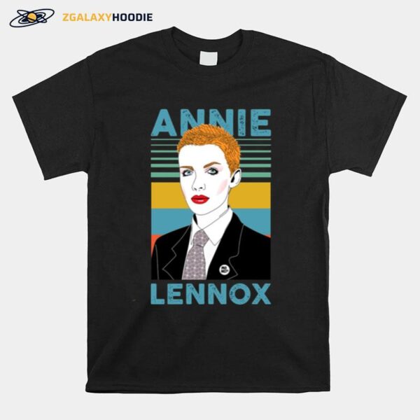 Portrait Of Annie Lennox Retro Vintage T-Shirt