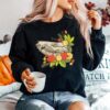 Possum Skull Flower Hippy Opposum Street Cat Sweater