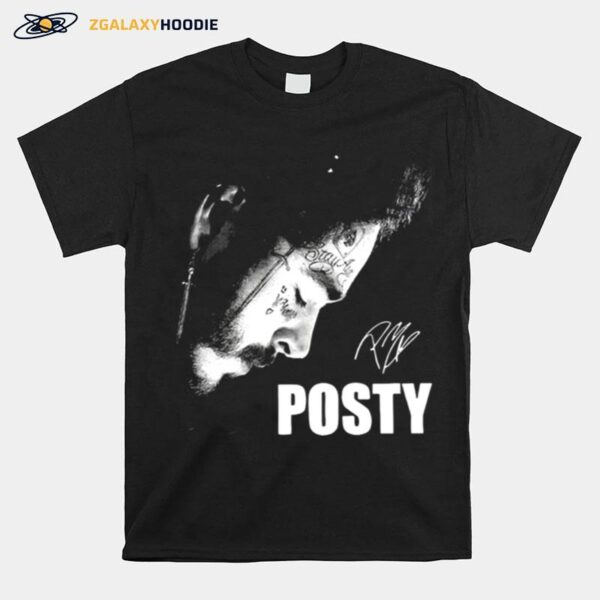 Posty Post Malone Signed Vintage T-Shirt