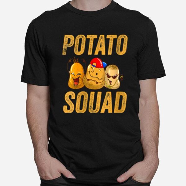 Potato Squad Cool Vegetarian Team T-Shirt