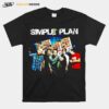 Potrait Retro Wave Simple Plan T-Shirt