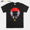 Power Rangers Red Mmpr Famous Helmet Soft T-Shirt