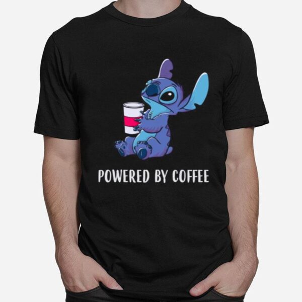 Powered By Coffee Stitch T-Shirt