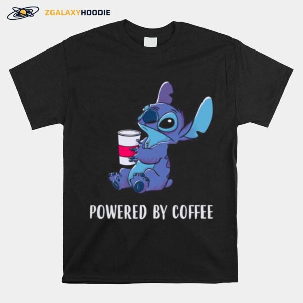 Powered By Coffee Stitch T-Shirt