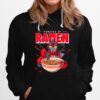 Powered By Ramen Japanese Anime Funny Robot Ramen Noodles Hoodie