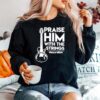 Praise Him With The Strings Guitar Sweater