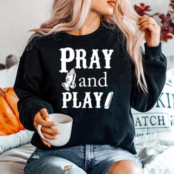 Pray And Play Harmonica Sweater