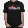 Pray For A Cure Ribbon Breast Cancer T-Shirt