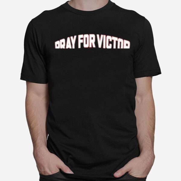 Pray For Victor Houston Rockets T-Shirt