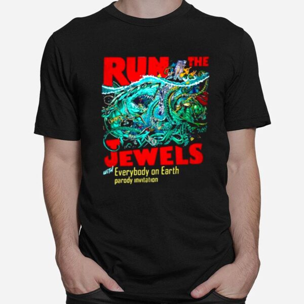 Predatory Shark Run The Jewels Hey Kids T-Shirt