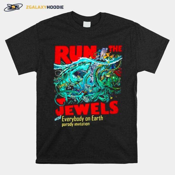Predatory Shark Run The Jewels Hey Kids T-Shirt