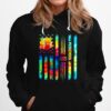 Preschool Hippie Colors American Flag Hoodie