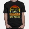 Preschool Level Unlocked Video Game Back To School Vintage T-Shirt