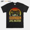 Preschool Level Unlocked Video Game Back To School Vintage T-Shirt