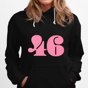 President 46 Number Pink Trump Biden Election Hoodie