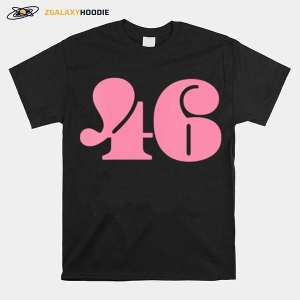 President 46 Number Pink Trump Biden Election T-Shirt