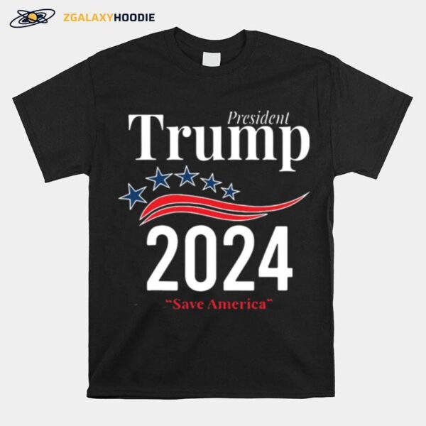 President Donald Trump 2024 Save America T-Shirt