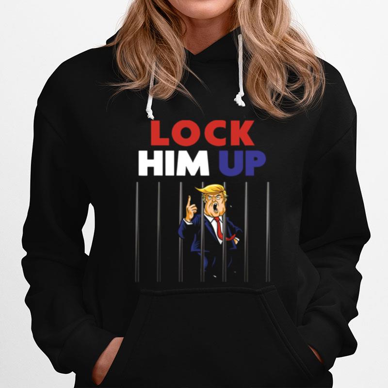 Pretty Anti Trump Lock Him Up Hoodie