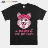 Pretty Corgi Sugar Paws For The Cure T-Shirt