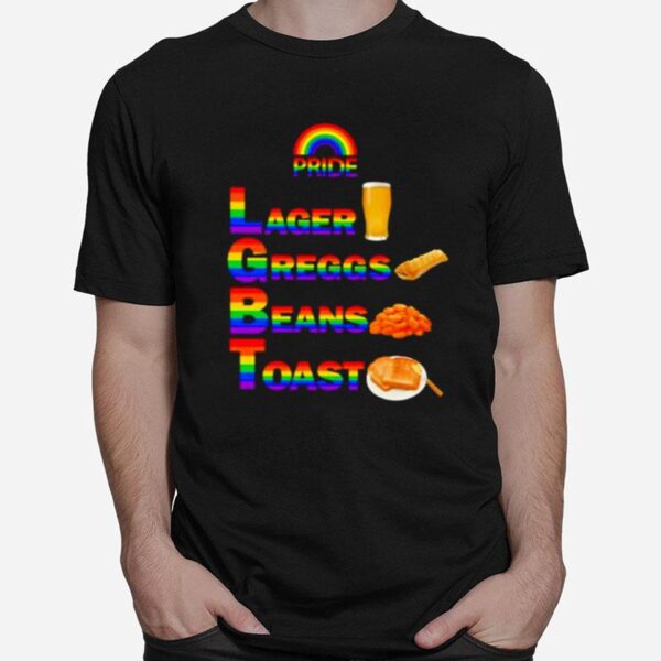 Pride Larger Greggs Beans Toast T-Shirt