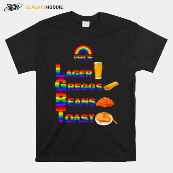 Pride Larger Greggs Beans Toast T-Shirt