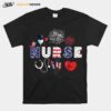 Pride Nurse Usa Flag Stethoscope Patriotic Nurse 4Th Of July T B09Zp631Zl T-Shirt