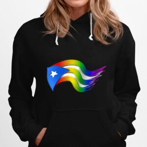 Pride Puertorican Pride Flag Hoodie