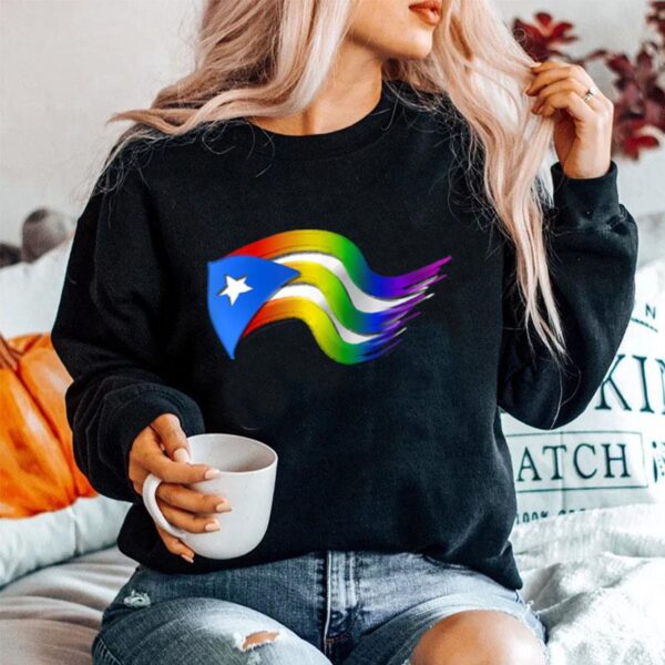 Pride Puertorican Pride Flag Sweater