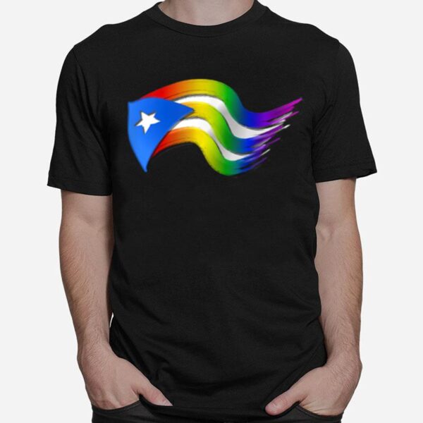 Pride Puertorican Pride Flag T-Shirt