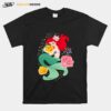 Princess Ariel Holding Flounder Illustration T-Shirt