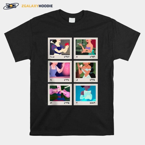 Princess Polaroid Photo Grid T-Shirt