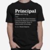 Principal Definition Humor See Wizard Magician T-Shirt