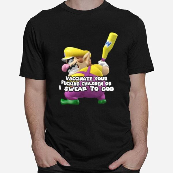 Pro Vaccination Wario T-Shirt