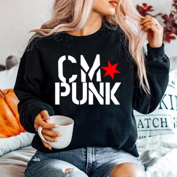 Pro Wrestler Cm Punk Aew World Champion Sweater