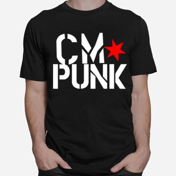 Pro Wrestler Cm Punk Aew World Champion T-Shirt