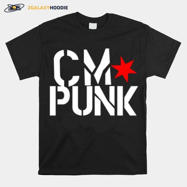 Pro Wrestler Cm Punk Aew World Champion T-Shirt