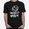 Project Mayhem White Fight Club Tyler Durden T-Shirt