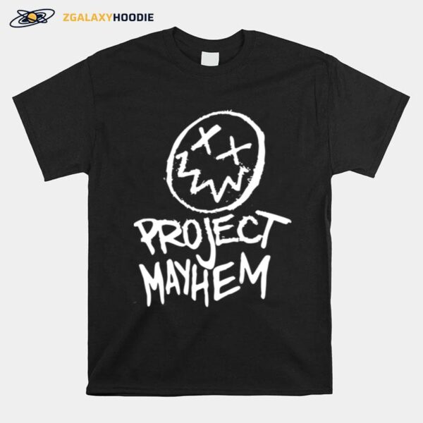 Project Mayhem White Fight Club Tyler Durden T-Shirt