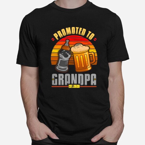 Promoted To Grandpa T-Shirt