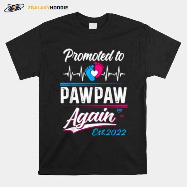 Promoted To Pawpaw Again Est 2022 T-Shirt