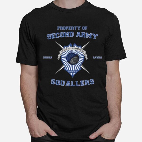 Property Of Second Army Squallers Shadow And Boneproperty Of Second Army Squallers Shadow And Bone Copy T-Shirt