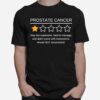 Prostate Cancer Awareness One Star Rating Survivor T-Shirt