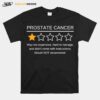 Prostate Cancer Awareness One Star Rating Survivor T-Shirt